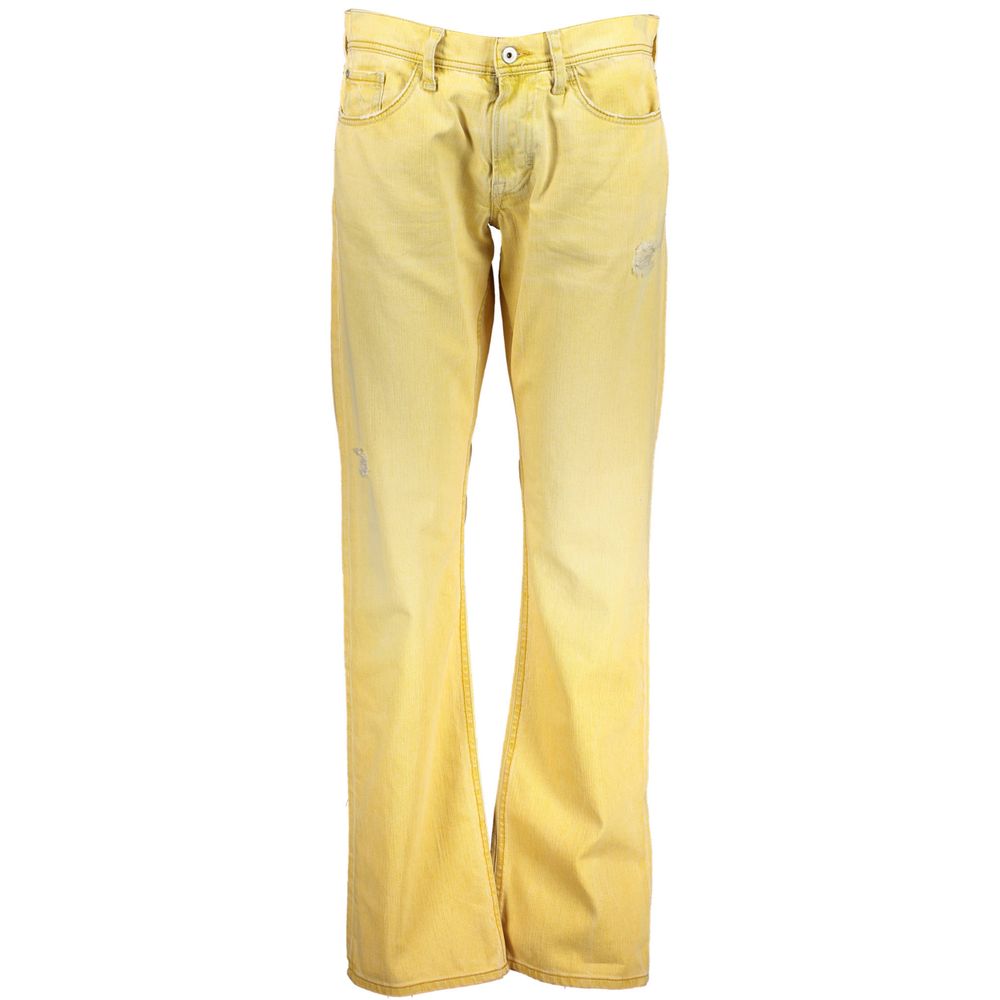 Meltin'Pot Yellow Cotton Jeans & Pant - Stylish Comfort for Every Occasion