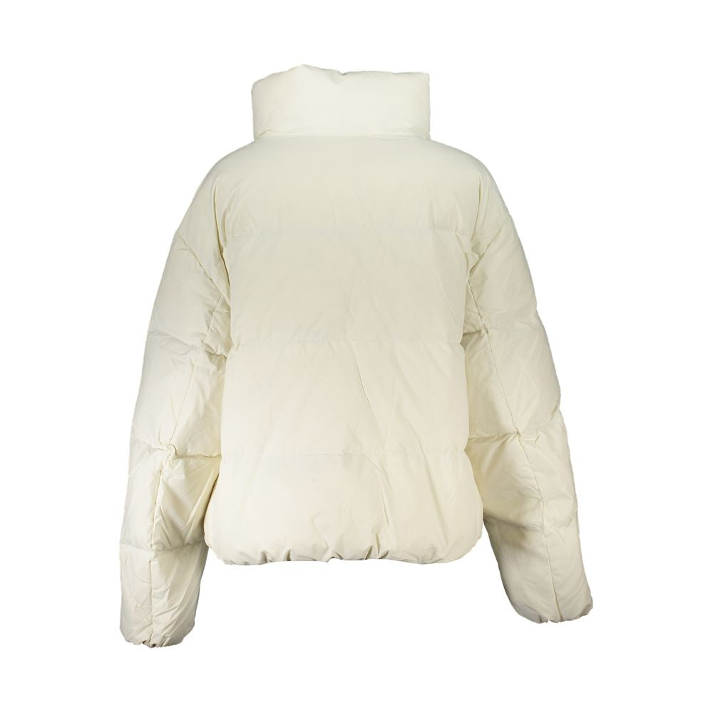 Calvin Klein White Polyamide Long Sleeve Jacket