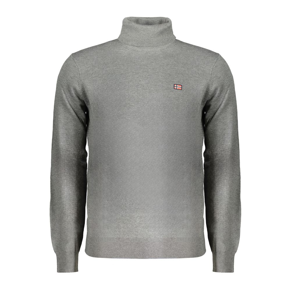 Norway 1963 Gray Polyester Turtleneck Sweater