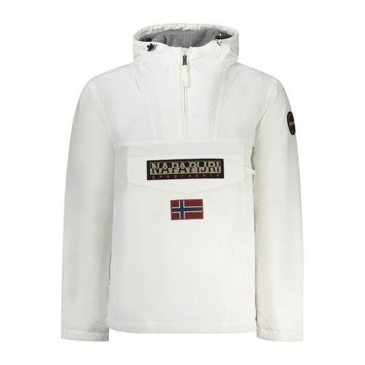 Napapijri White Polyamide Rainforest Jacket