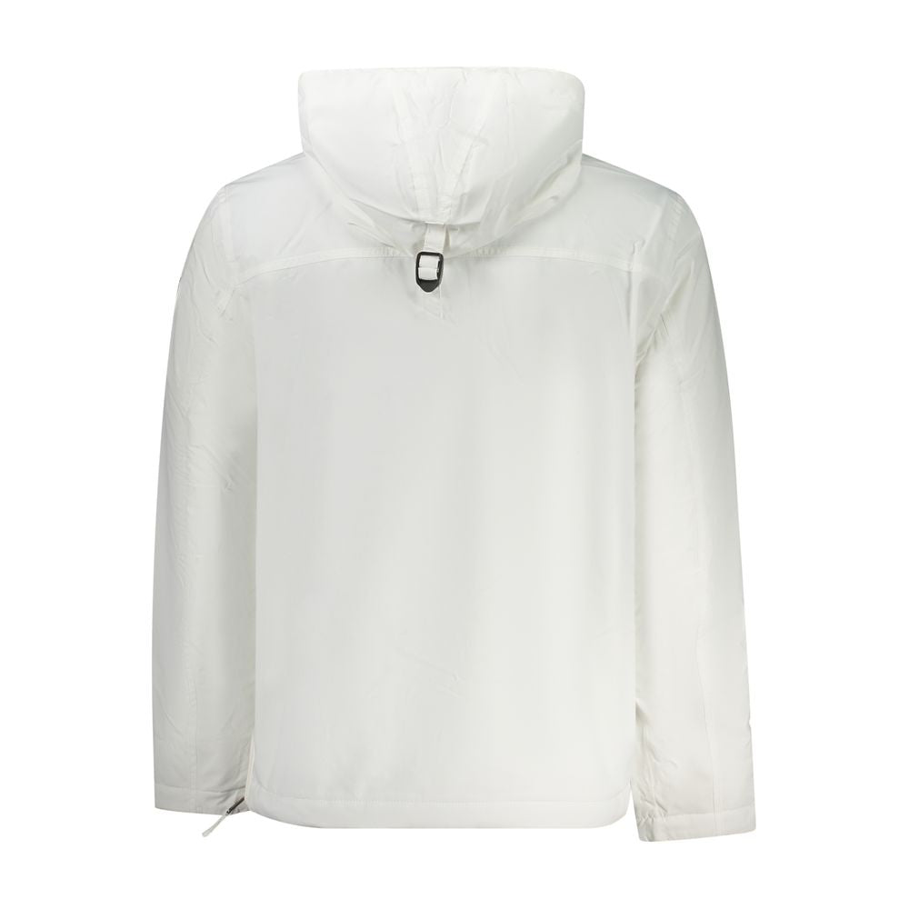 Napapijri White Polyamide Rainforest Jacket