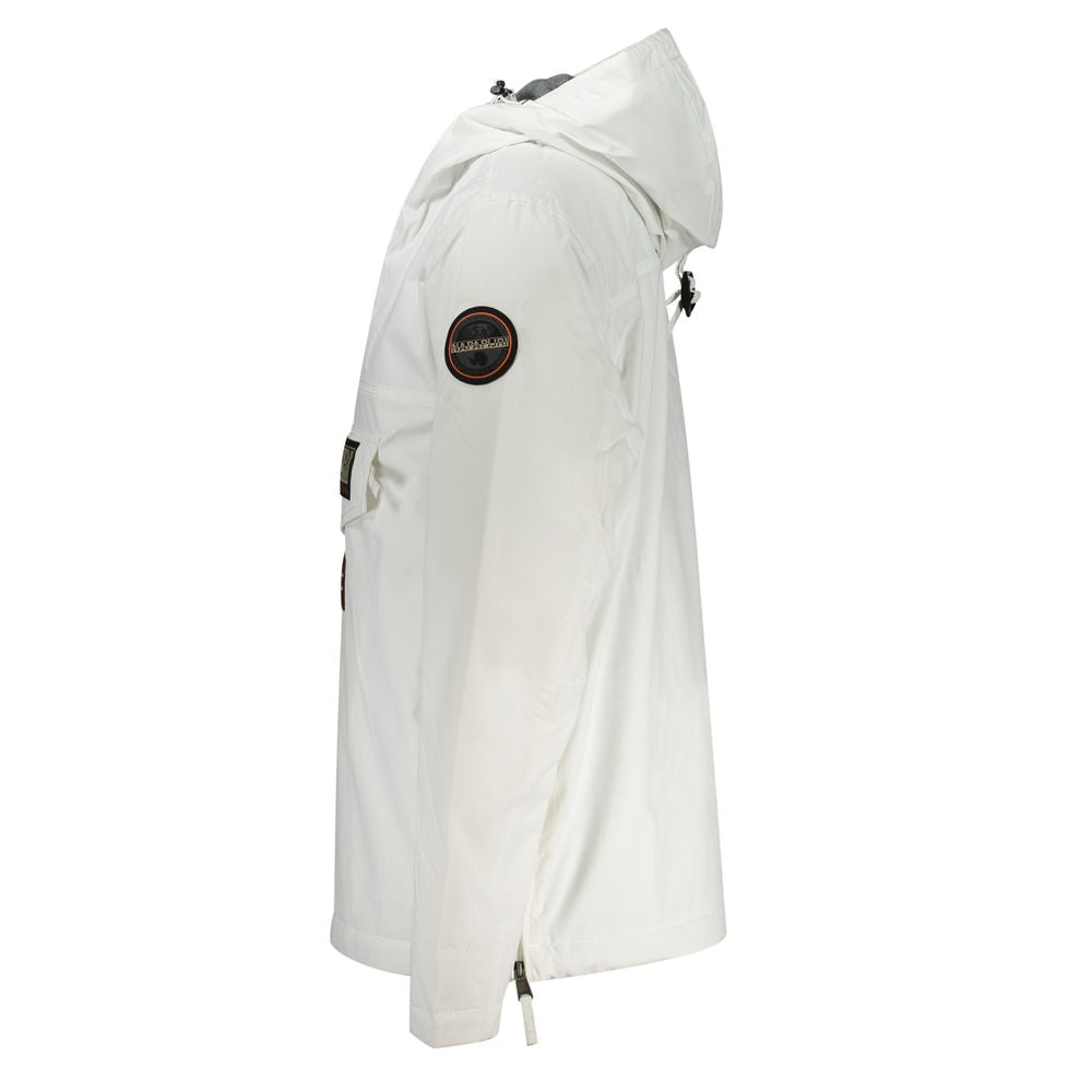 Napapijri White Polyamide Rainforest Jacket