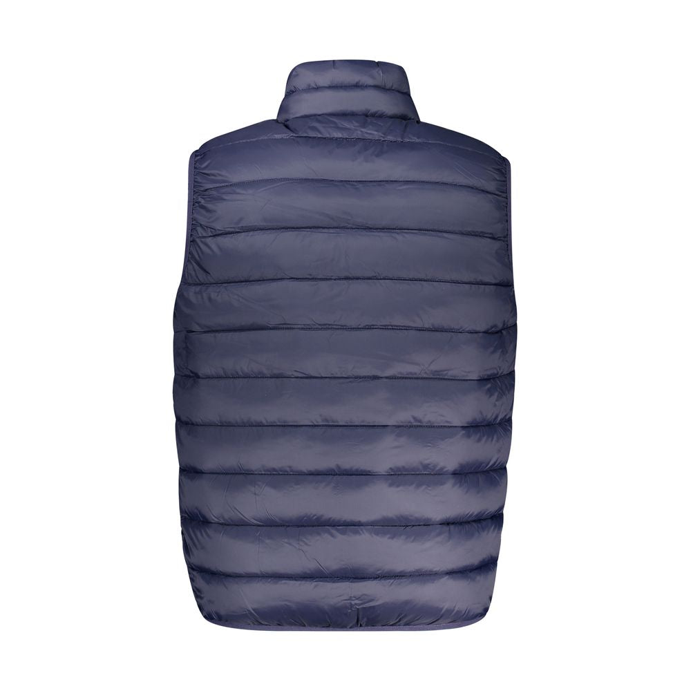 Norway 1963 Blue Zip-Up Padded Gilet Vest Jacket
