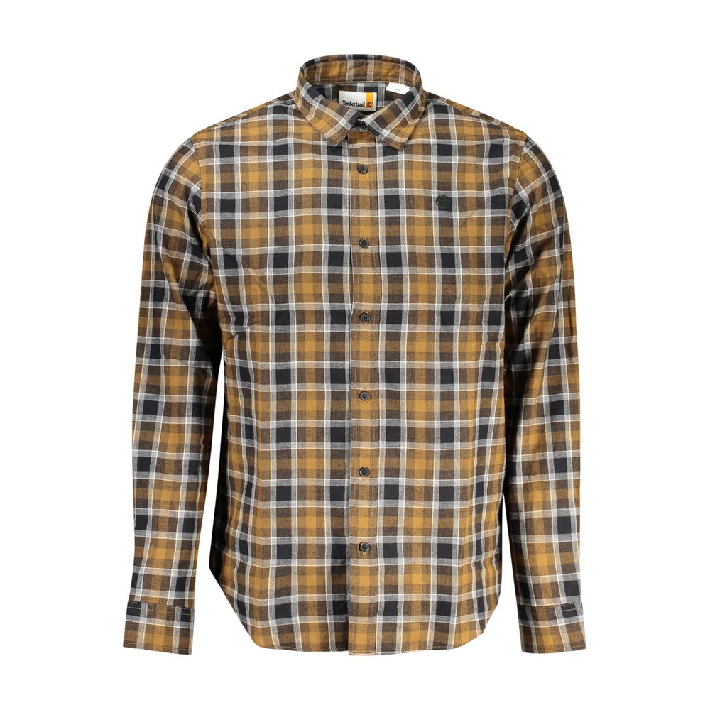 Timberland Brown Cotton Long Sleeve Shirt