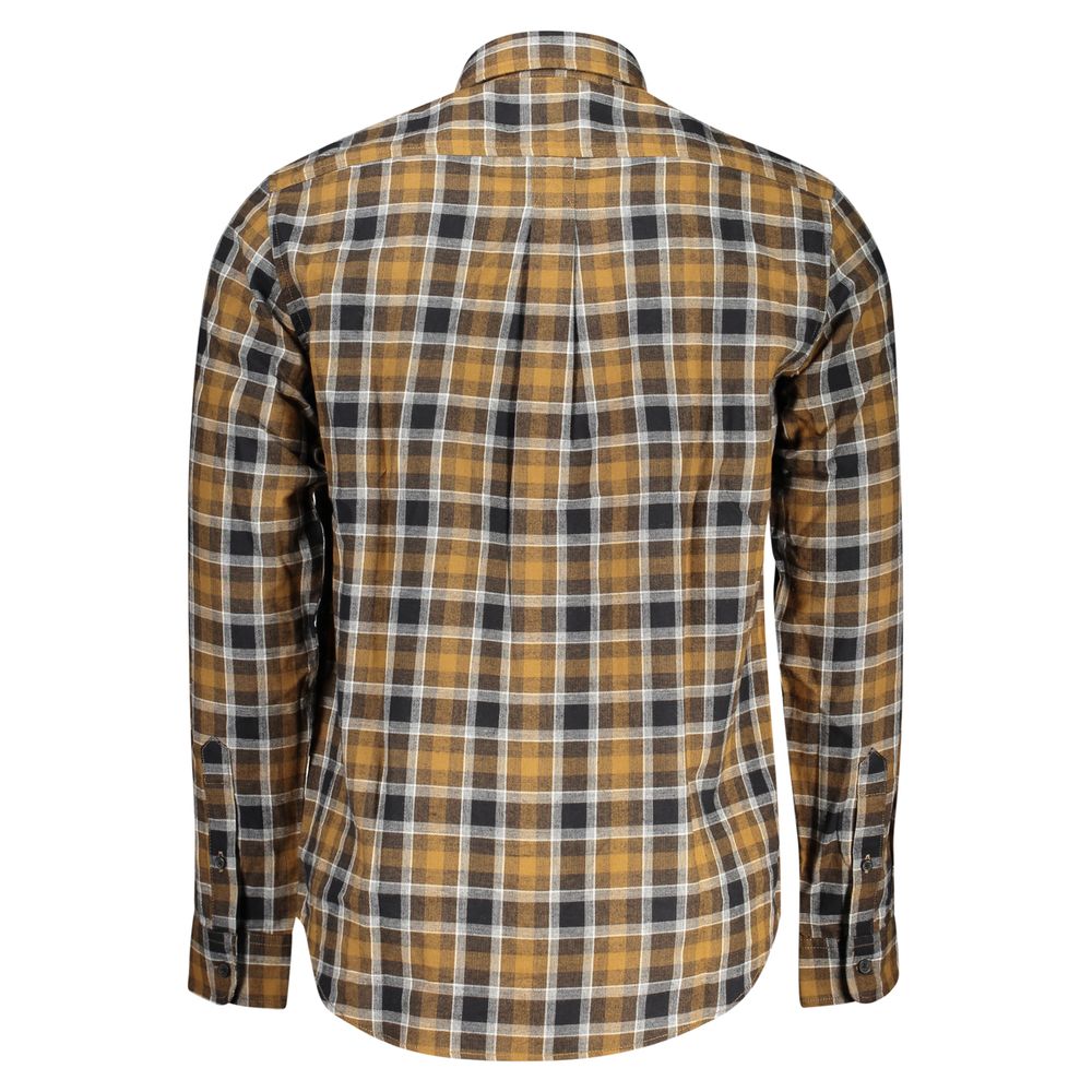 Timberland Brown Cotton Long Sleeve Shirt