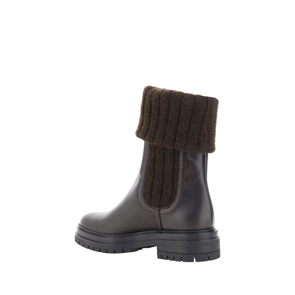 Gianvito Rossi Leather Ankle Boots