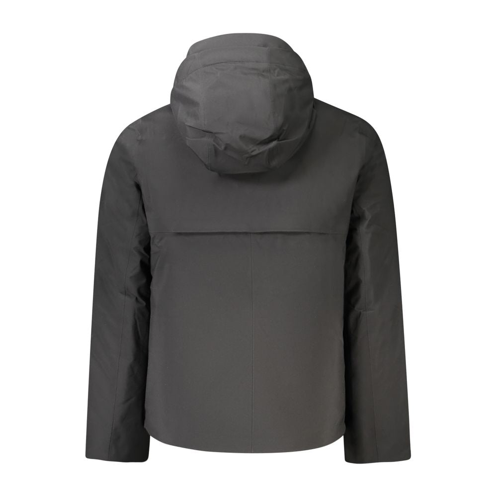 K-WAY Black Polyester Jacket - Ultimate Comfort and Style