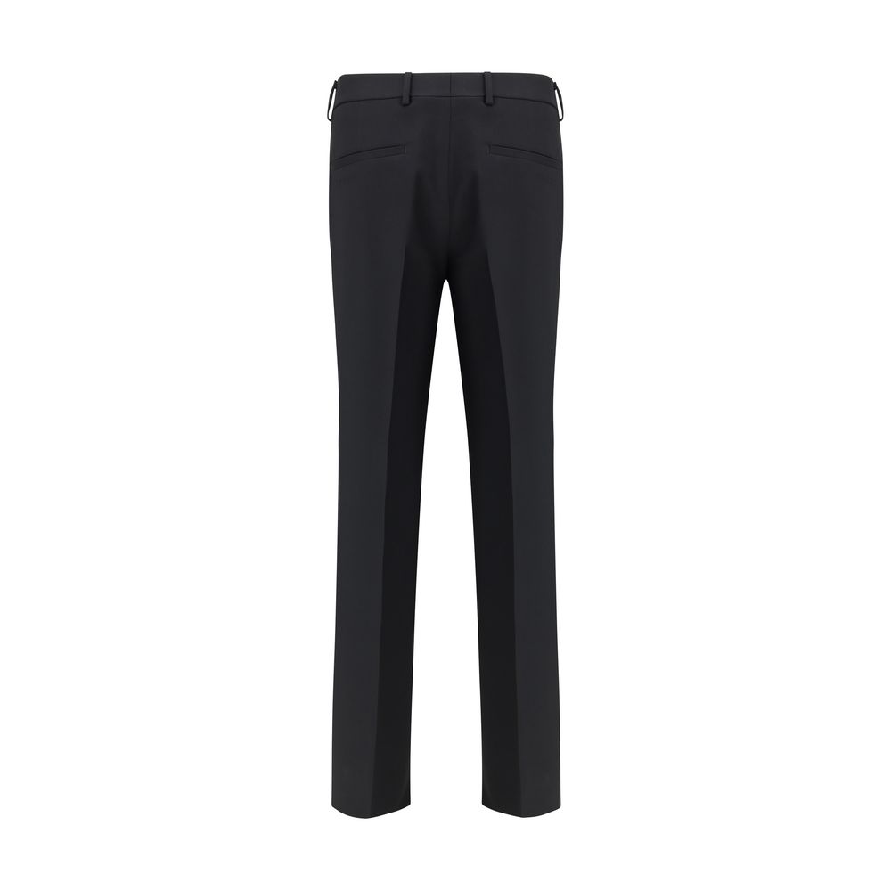 Gucci Wool Pants with Double G Embroidery