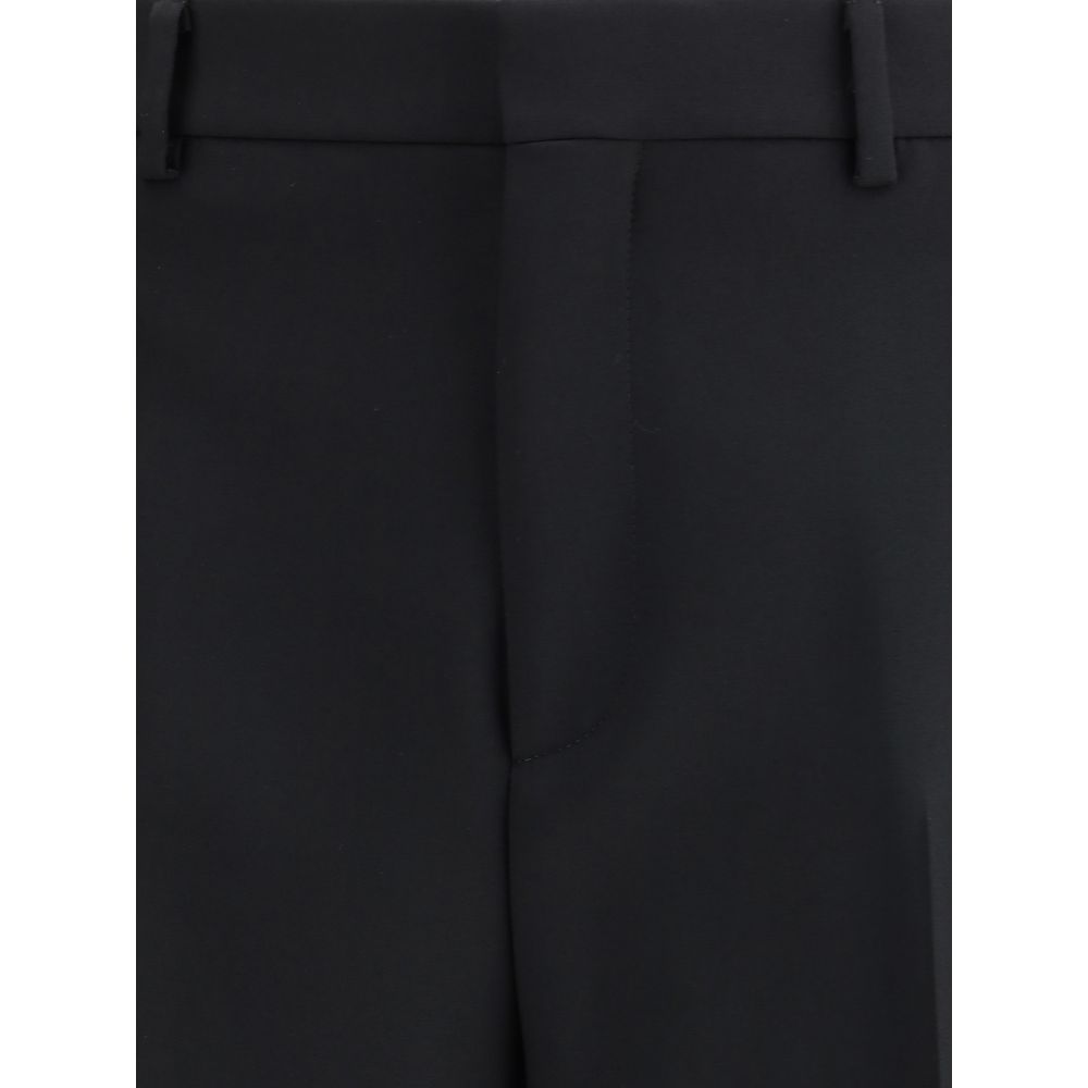 Gucci Wool Pants with Double G Embroidery
