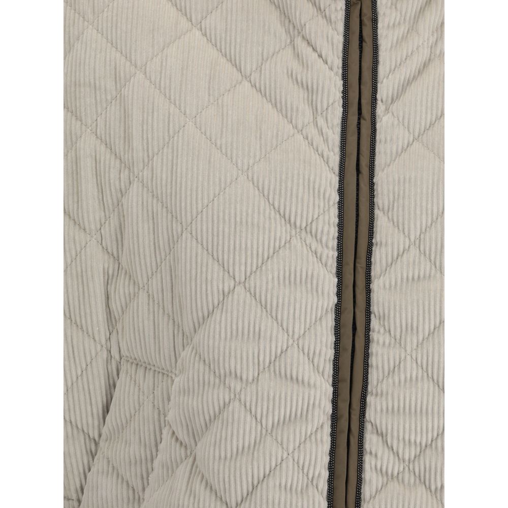 Brunello Cucinelli Corduroy Quilted Jacket