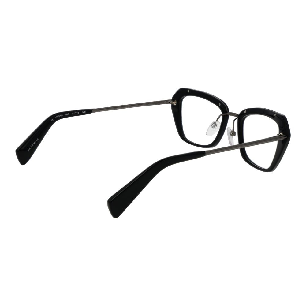 Yohji Yamamoto Women's Optical Glasses – Black Rectangle Frame, 51mm