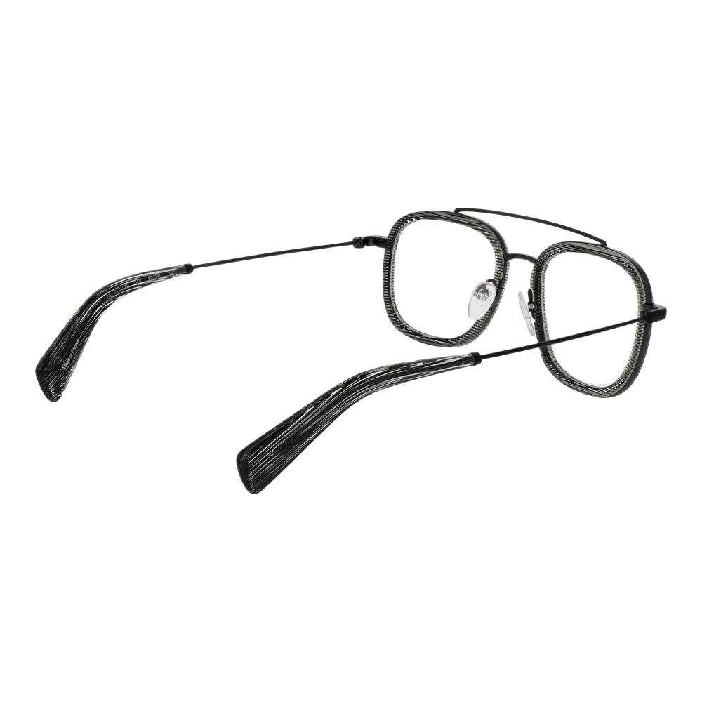 Yohji Yamamoto Unisex Optical Glasses – Gray Full-Rim Frame