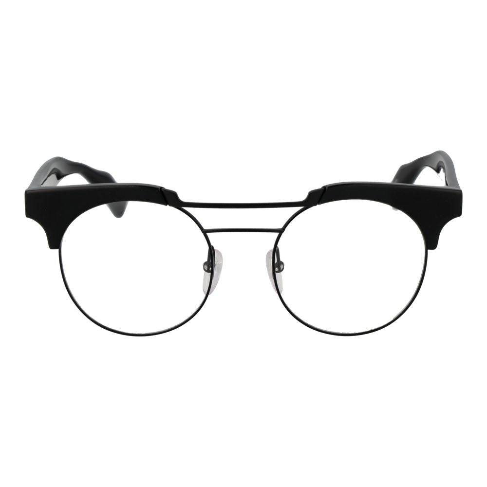 Yohji Yamamoto Women’s Optical Frames – Black Round Design