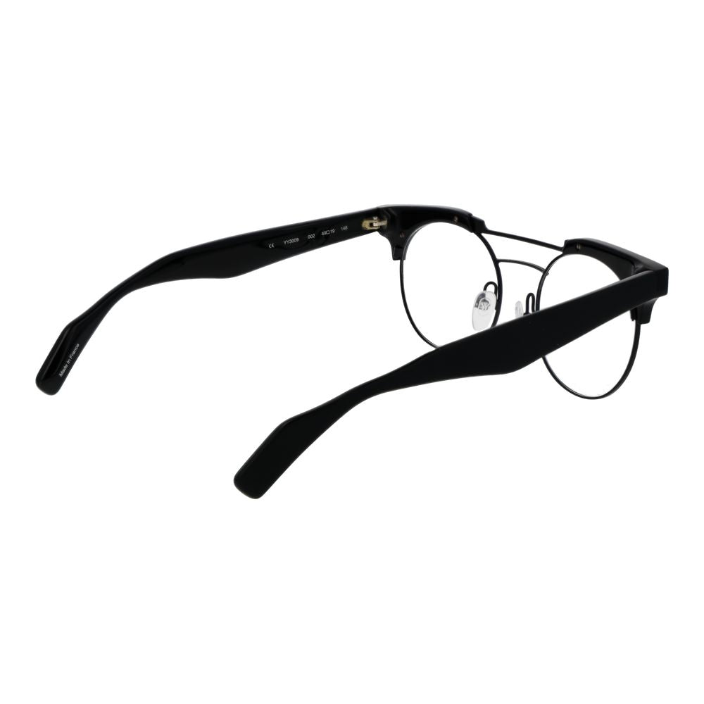 Yohji Yamamoto Women’s Optical Frames – Black Round Design