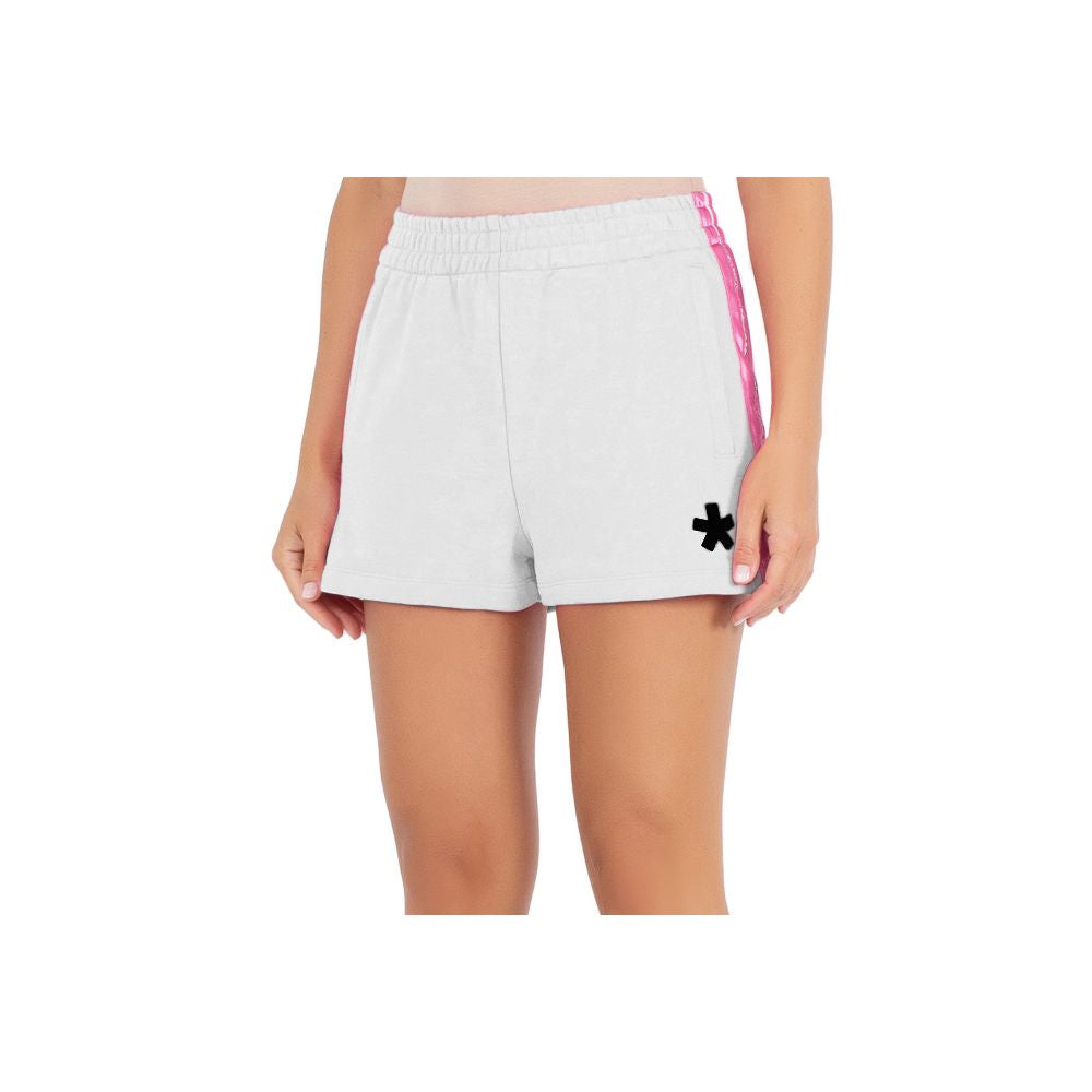 Comme Des Fuckdown White Cotton Shorts