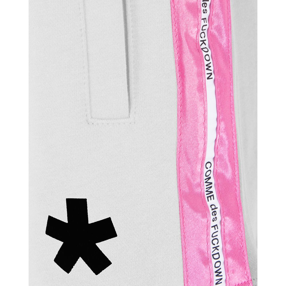 Comme Des Fuckdown White Cotton Shorts