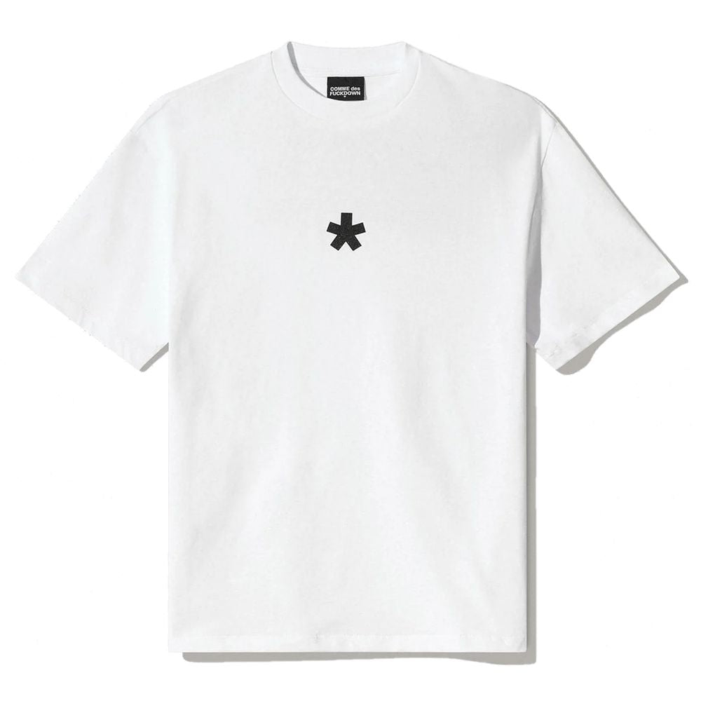 Comme Des Fuckdown White Cotton T-Shirt - A Statement Piece