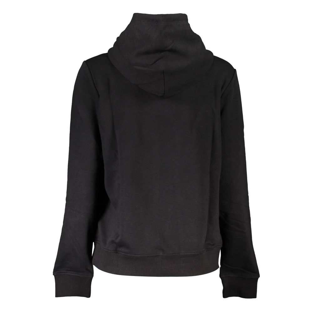 Tommy Hilfiger Black Cotton Hoodie Sweater