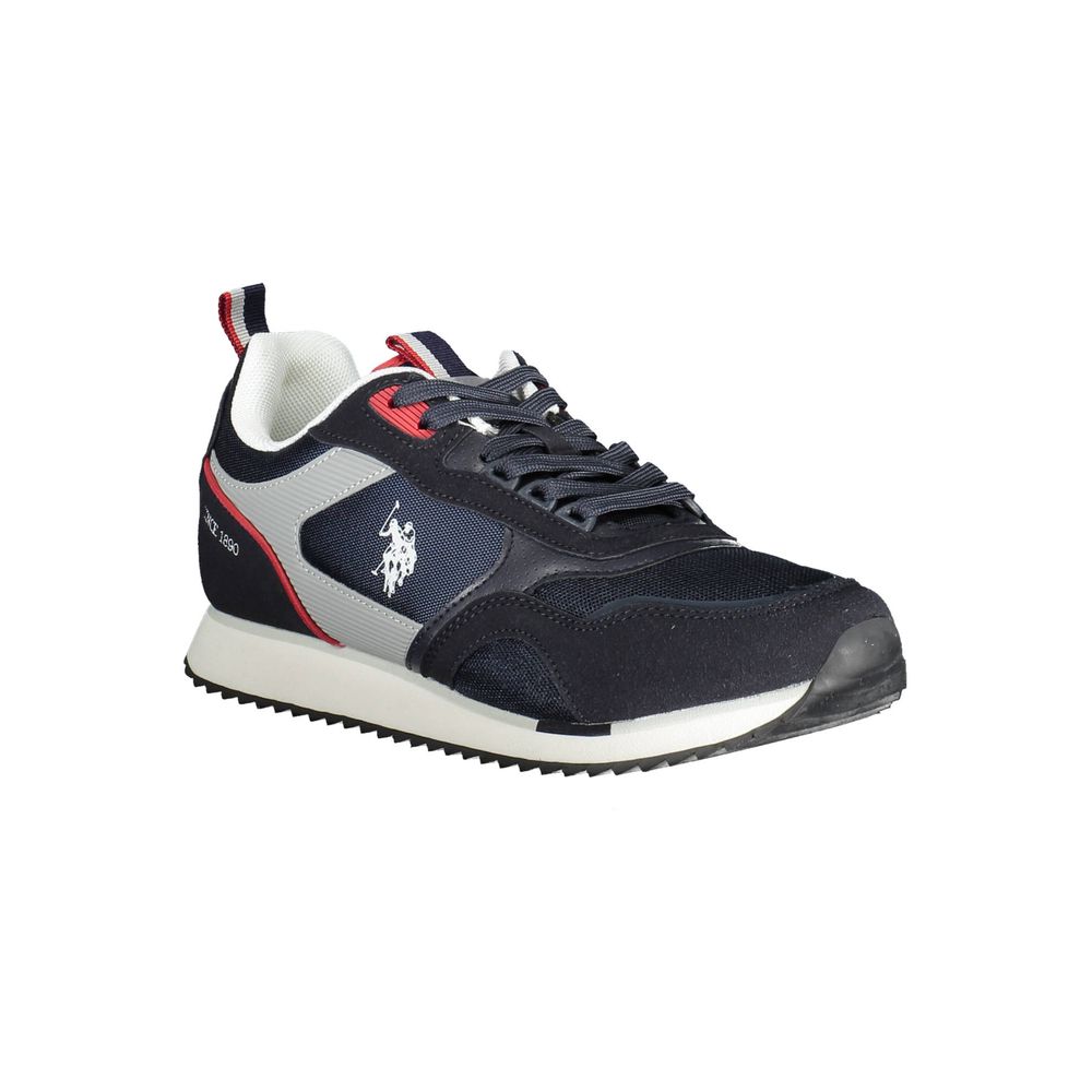 U.S. POLO ASSN. Blue Polyester Sneakers