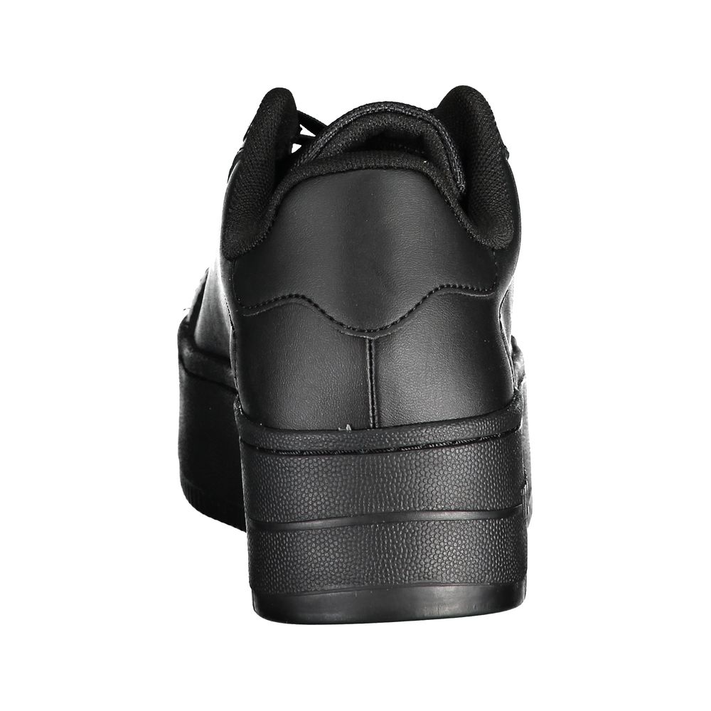 Tommy Hilfiger Black Polyester Sneaker - Sporty and Stylish