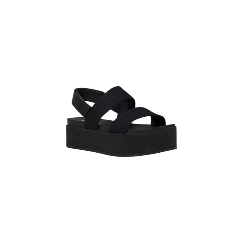Calvin Klein Jeans Black Organic Cotton Sandal for Women