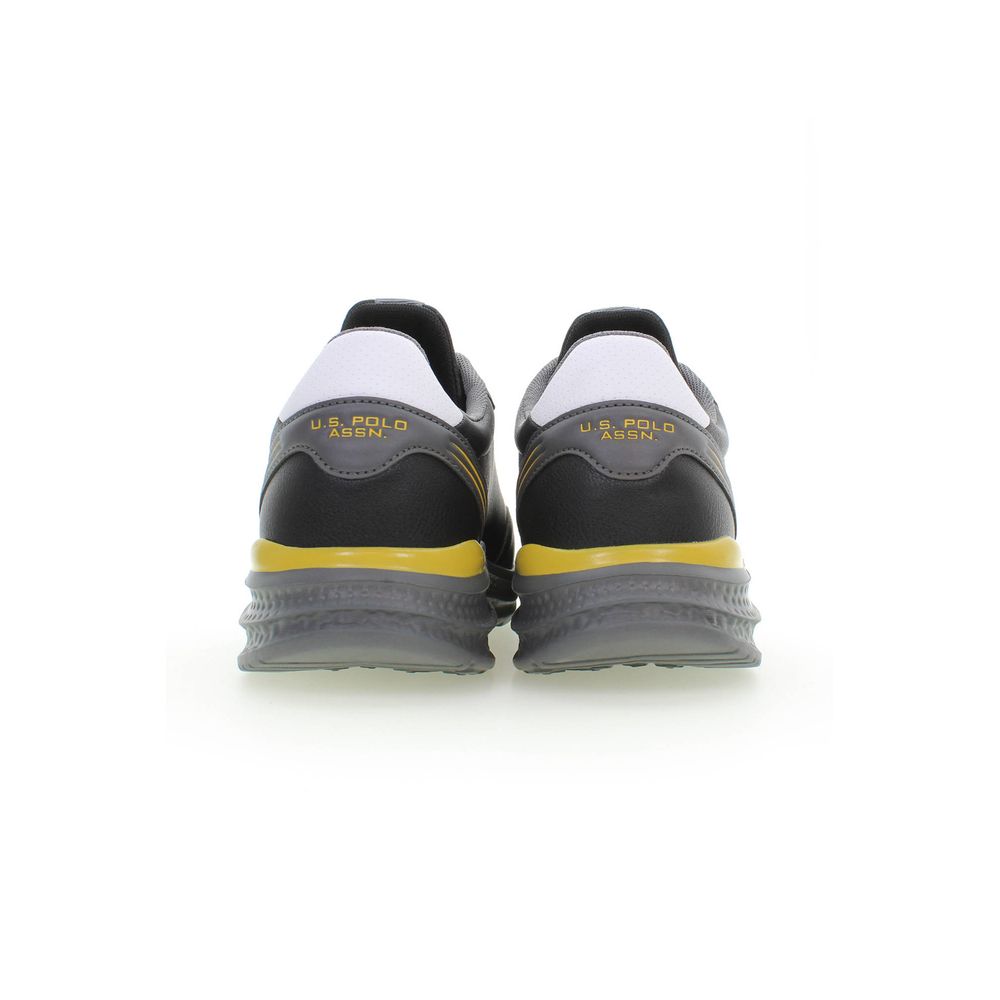 U.S. POLO ASSN. Black Polyester Sneaker - Stylish Sports Shoe