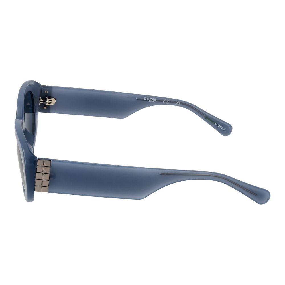 Guess Women’s Sunglasses – Blue Full-Rim Frame with Blue Lenses, 54mm
