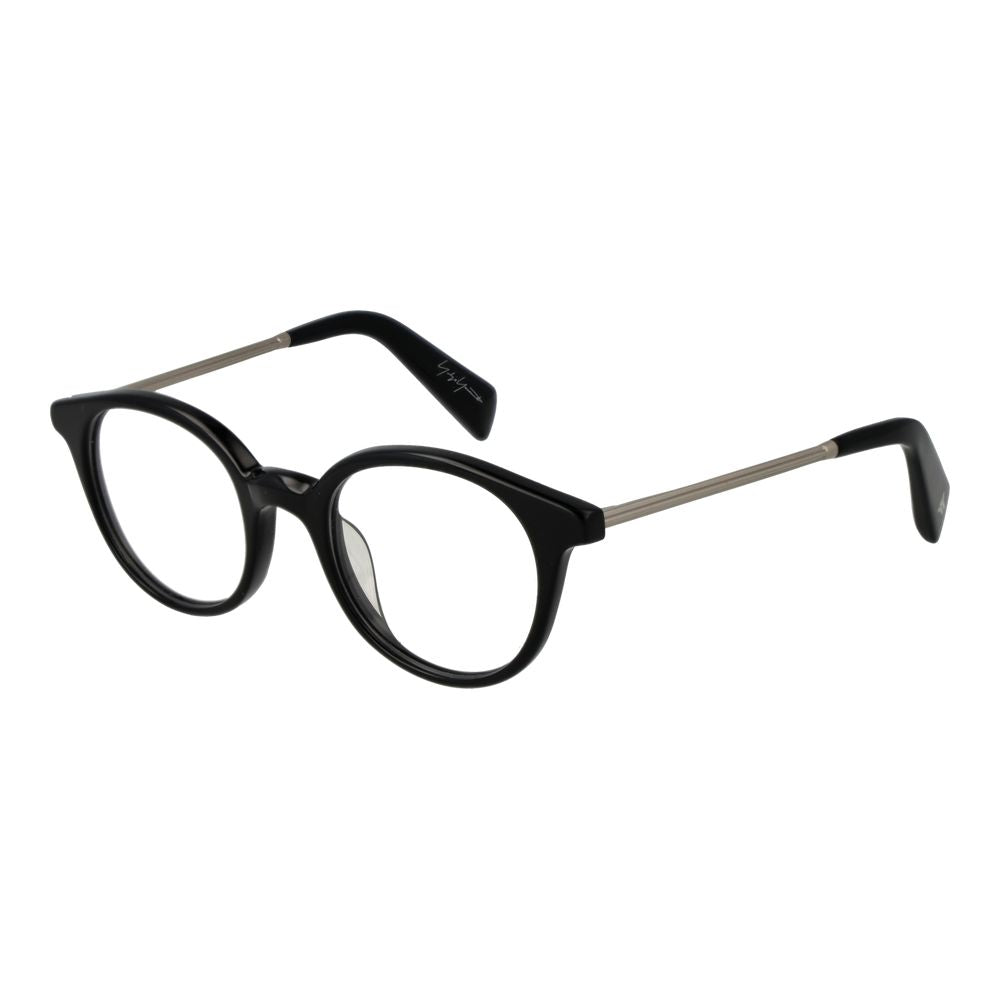 Yohji Yamamoto Black Unisex Optical Frames – Cat Eye Design