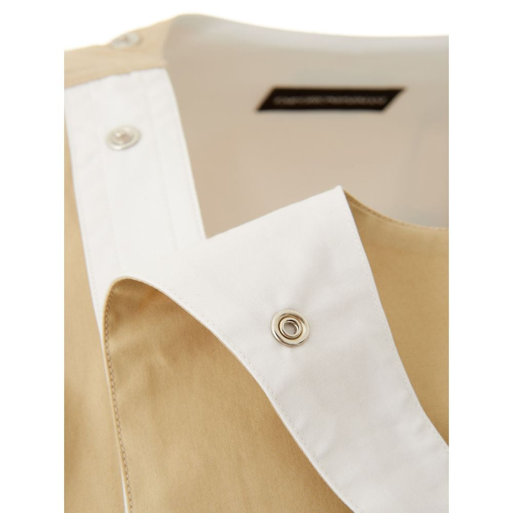 Emporio Armani Brown Cotton T-Shirt and Tunic Over Sweater