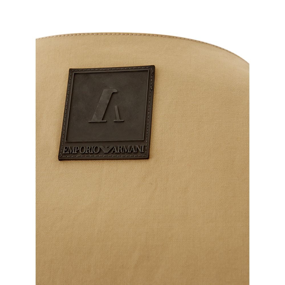 Emporio Armani Brown Cotton T-Shirt and Tunic Over Sweater