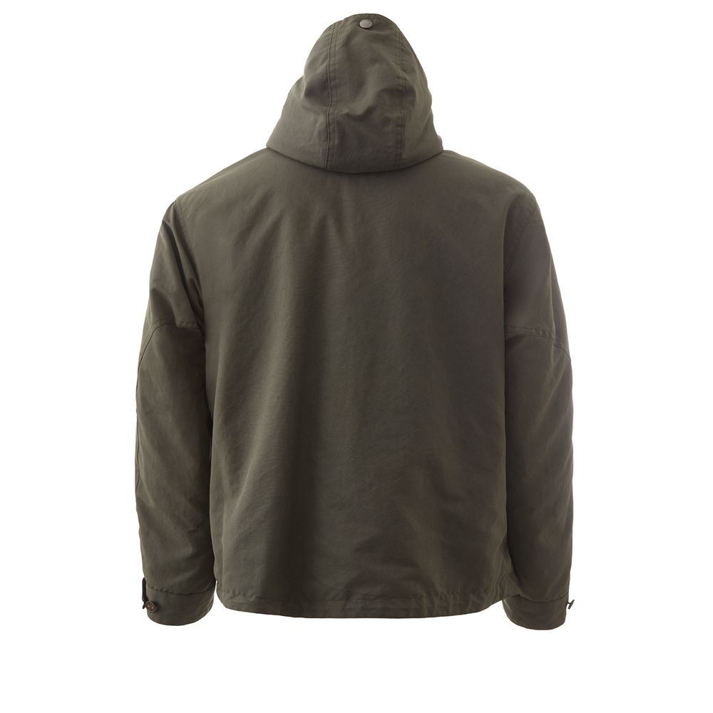 Lardini Army Cotton Jacket with Eco Fur