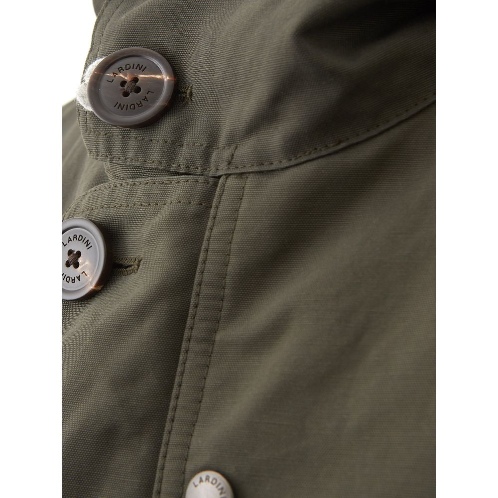 Lardini Army Cotton Jacket with Eco Fur