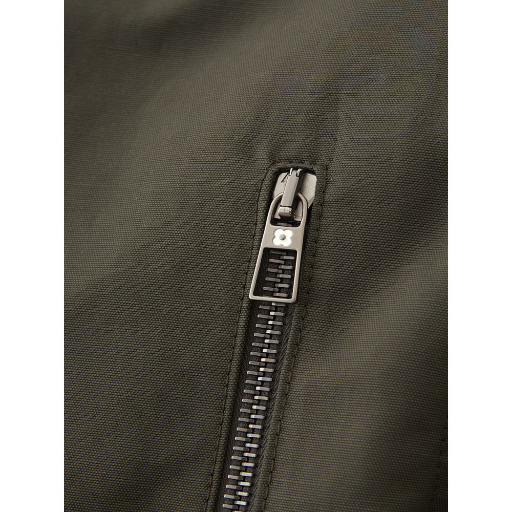 Lardini Army Cotton Jacket with Eco Fur