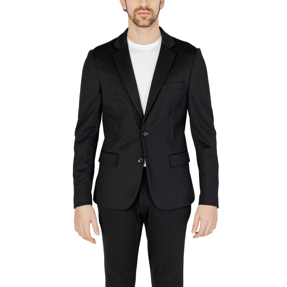 Antony Morato Black Polyester Blazer for Men