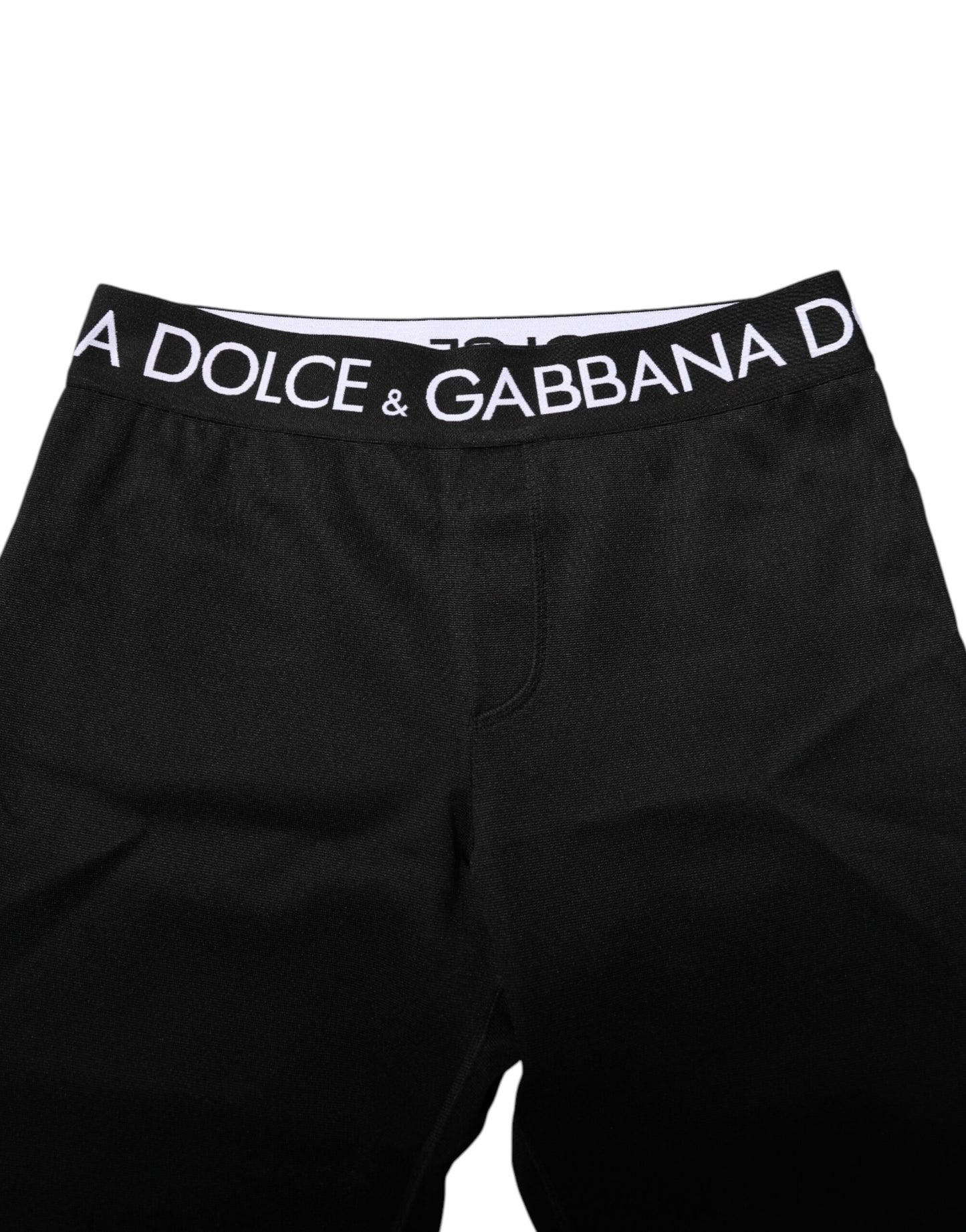 Dolce & Gabbana Black Nylon Skinny Jogger Pants
