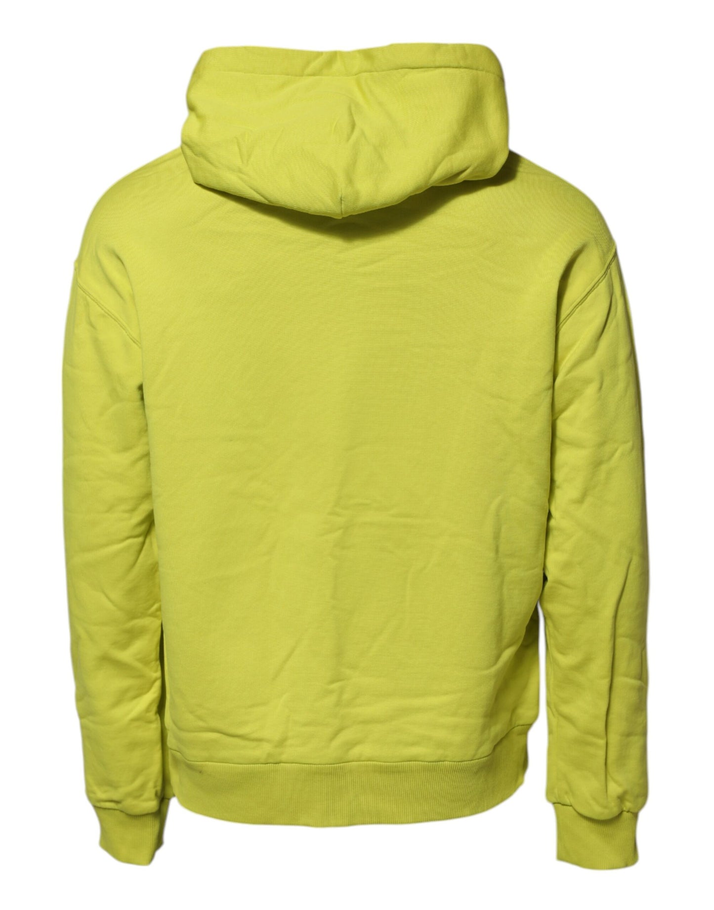 Dolce & Gabbana Green Cotton Hooded Logo Sweatshirt