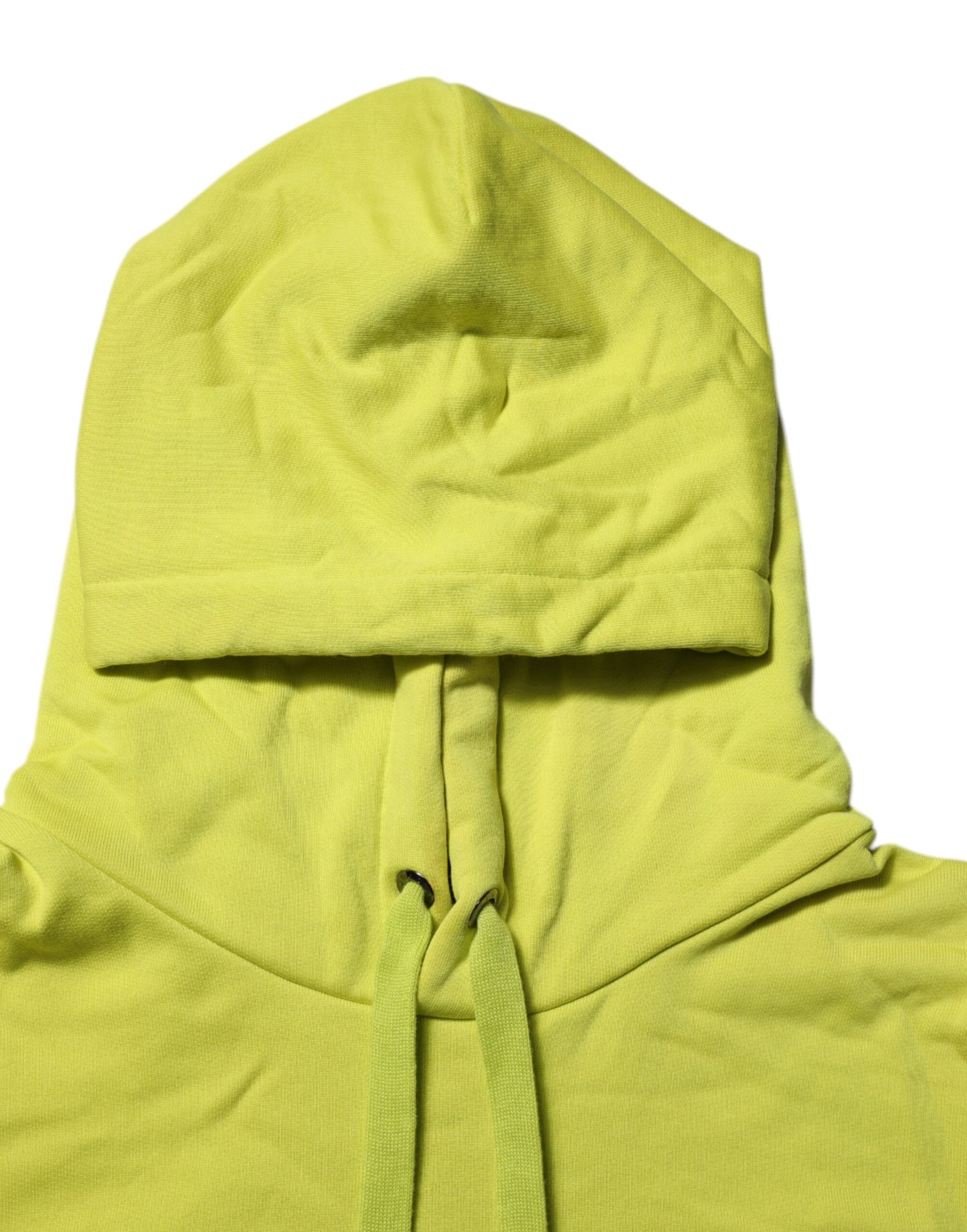 Dolce & Gabbana Green Cotton Hooded Logo Sweatshirt