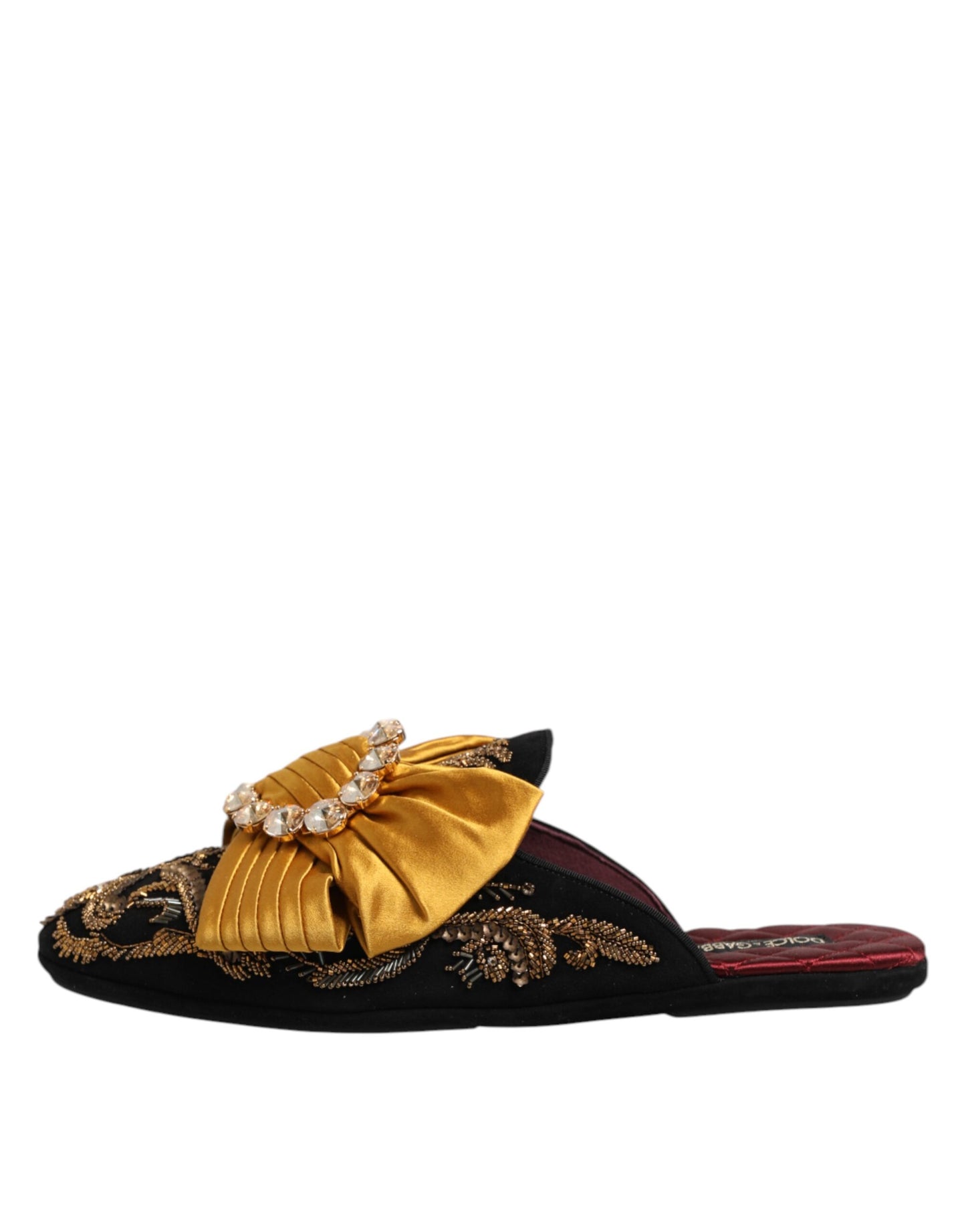 Dolce & Gabbana Multicolor Embellished Flat Sandals
