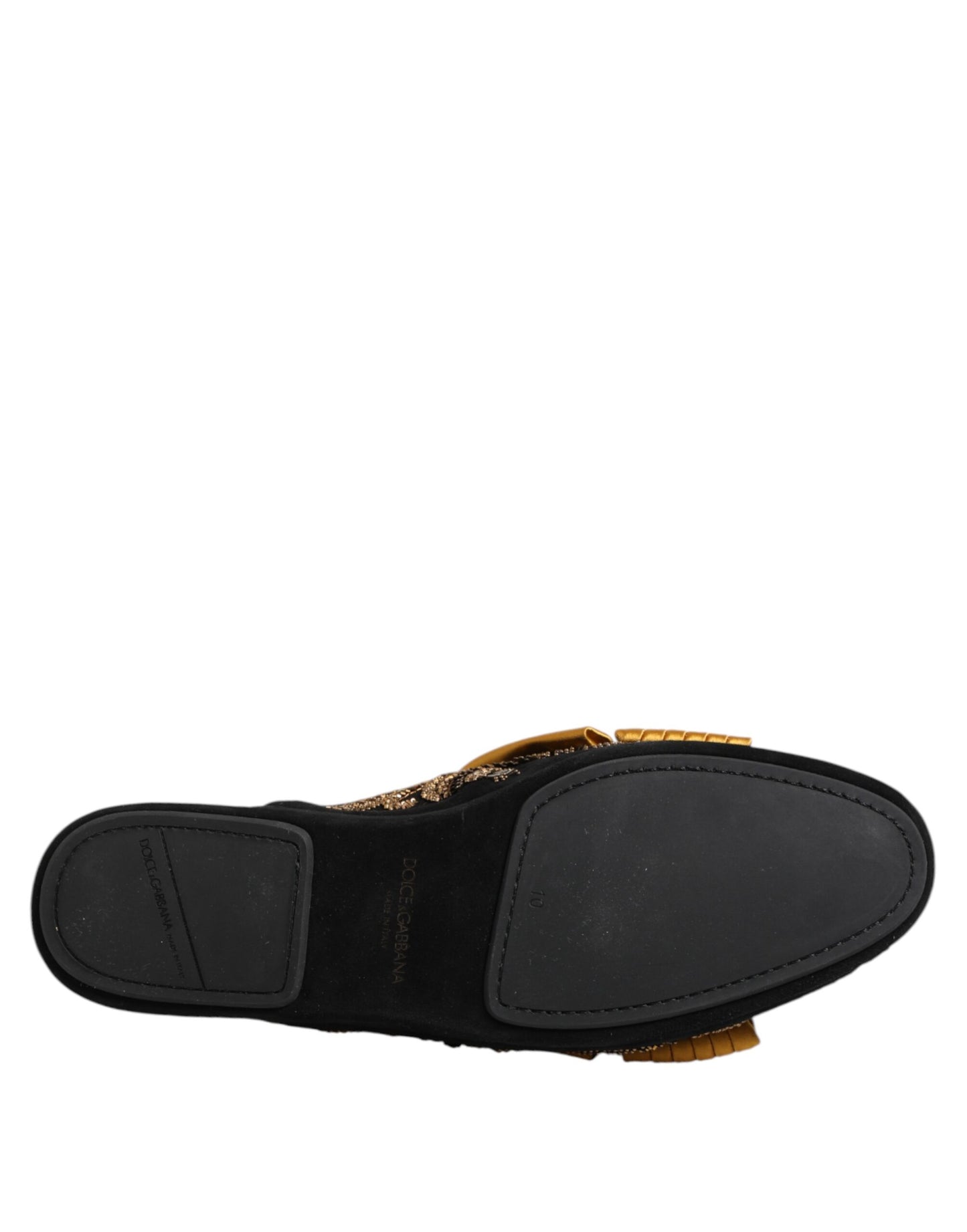 Dolce & Gabbana Multicolor Embellished Flat Sandals