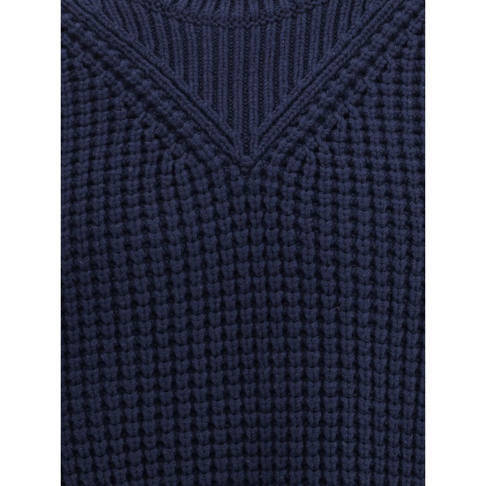 Jil Sander Virgin Wool Crew Neck Jumper Sweater