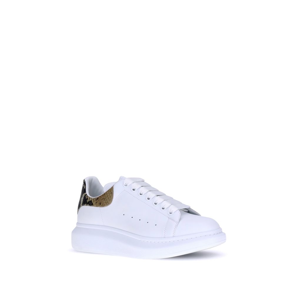 Alexander McQueen Leather Sneakers - A Fusion of Elegance and Boldness