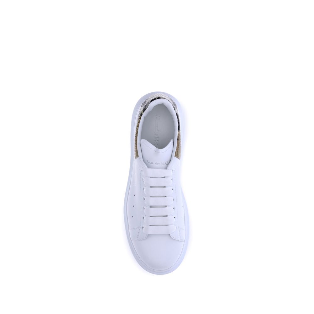 Alexander McQueen Leather Sneakers - A Fusion of Elegance and Boldness