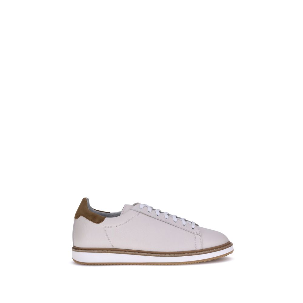 Brunello Cucinelli Leather Sneakers: Elegant Comfort Redefined