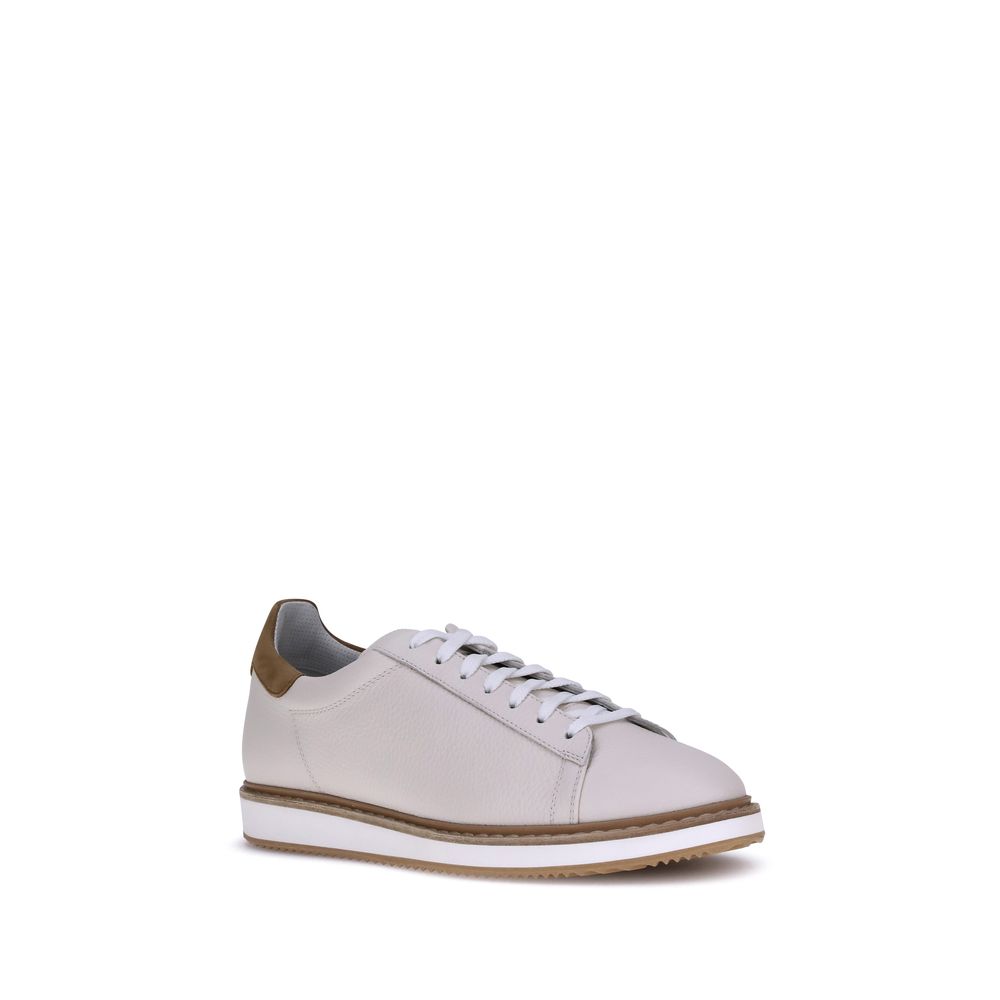 Brunello Cucinelli Leather Sneakers: Elegant Comfort Redefined