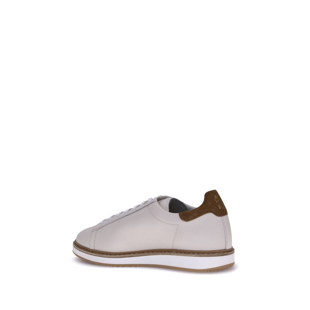 Brunello Cucinelli Leather Sneakers: Elegant Comfort Redefined