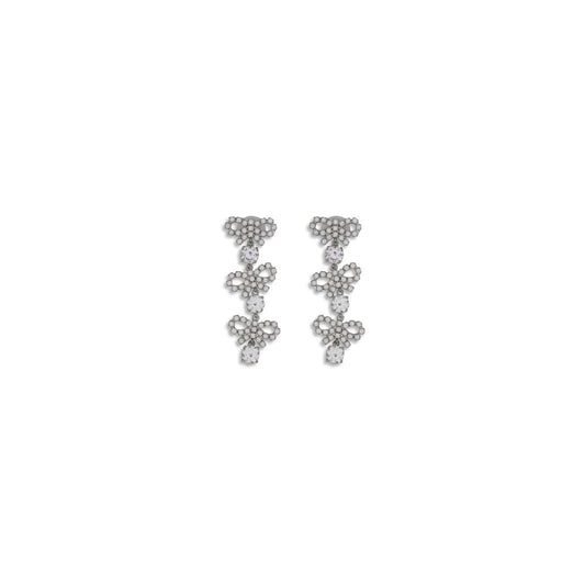 Self-Portrait Dangling Earrings with Bows
