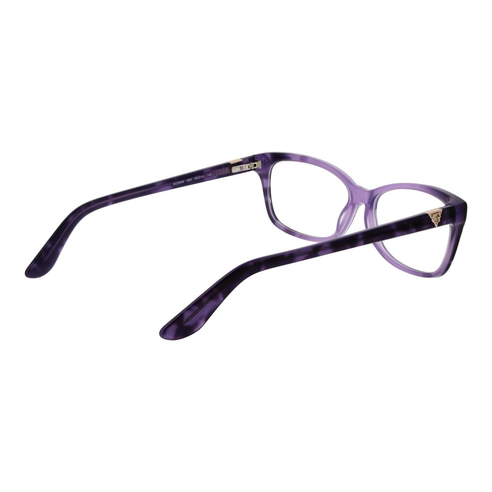 Guess Women’s Optical Frames – Purple Rectangle Design, 56mm