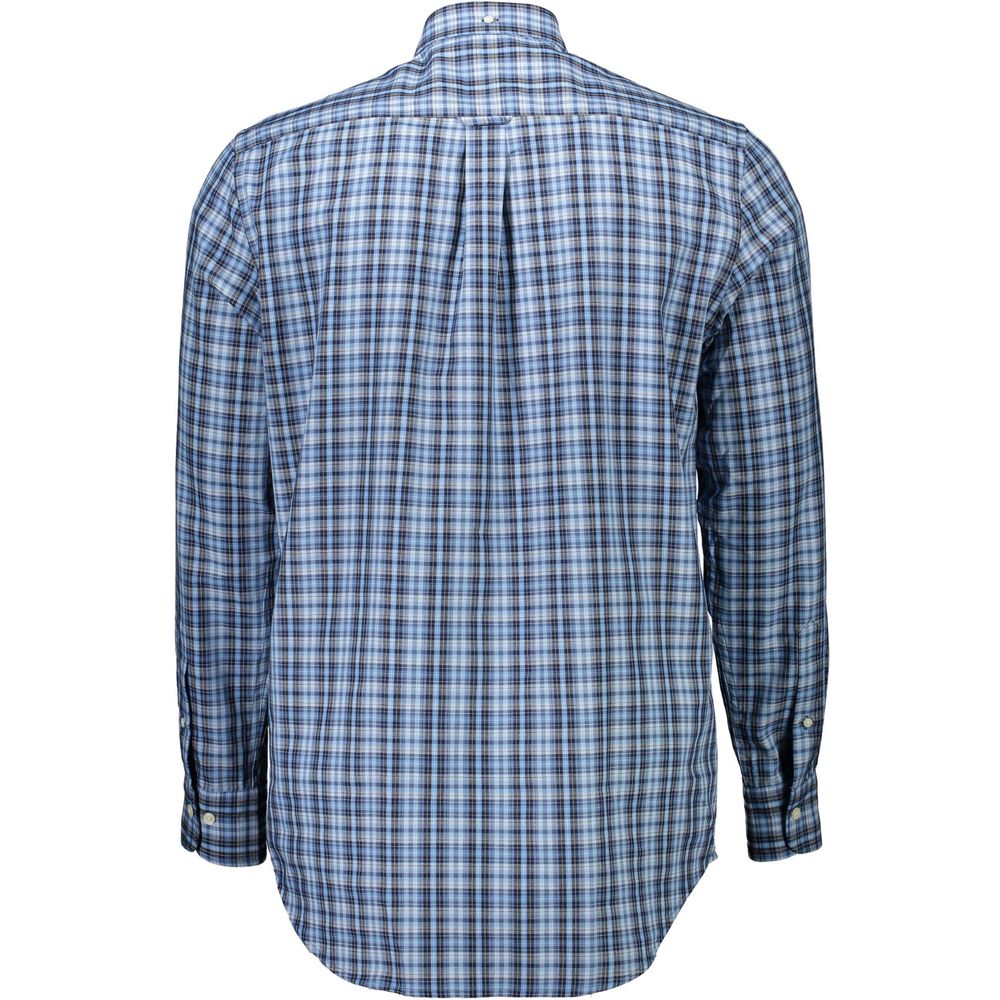 Gant Blue Cotton Shirt - Timeless Style and Comfort