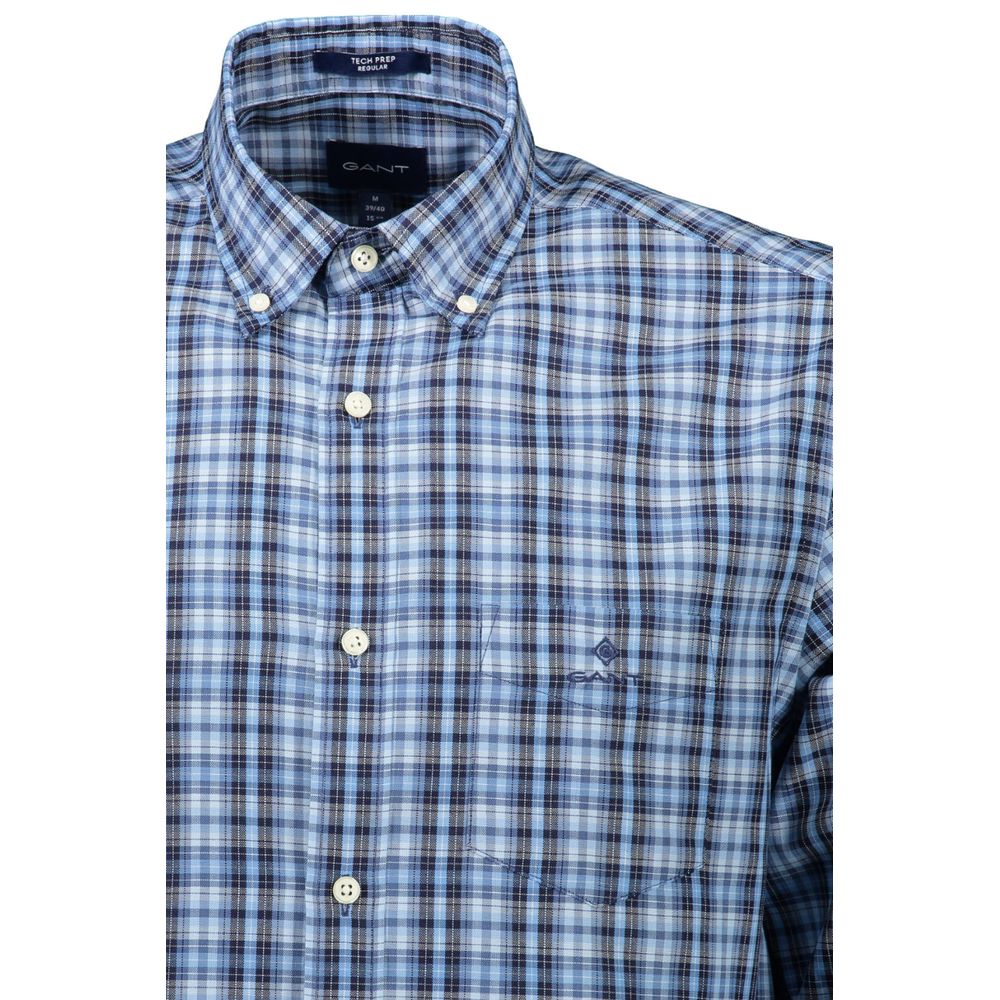 Gant Blue Cotton Shirt - Timeless Style and Comfort