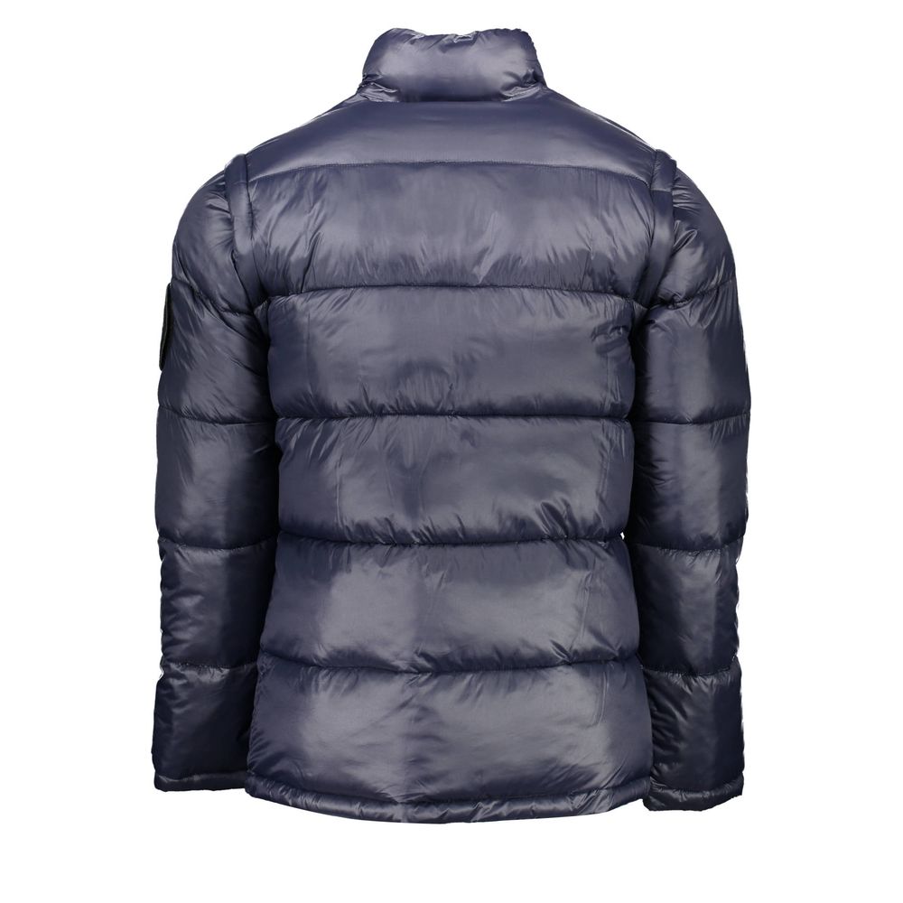 Plein Sport Blue Padded Jacket for Men